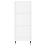 Casa si Gradina - Mobilier - Comode si corpuri - Comode - Dulap inalt, alb, 34,5x34x180 cm, lemn prelucrat - Infinity.ro