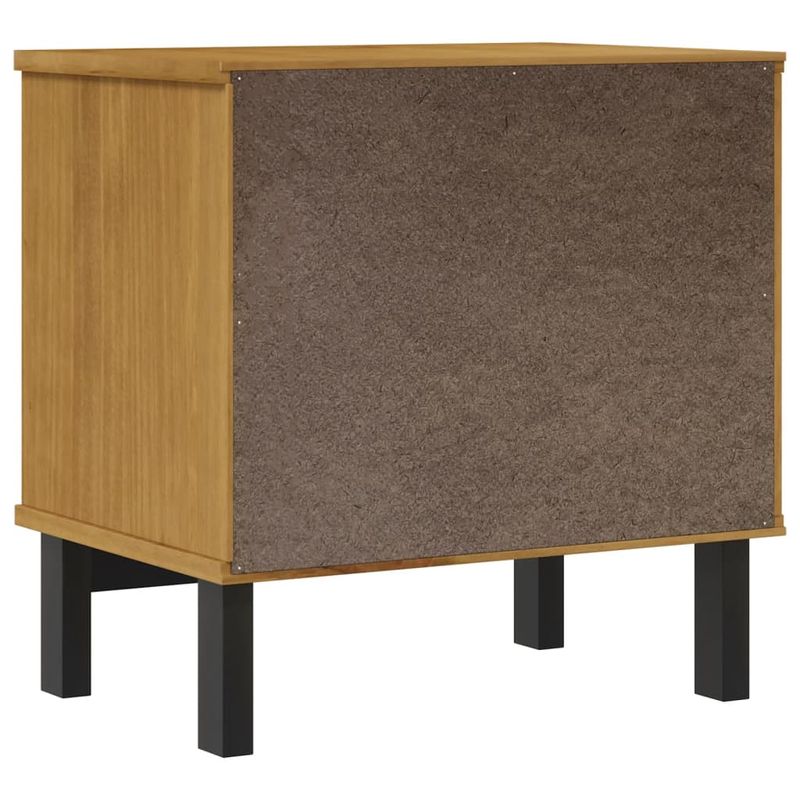 Casa si Gradina - Mobilier - Comode si corpuri - Noptiere - Noptiera FLAM, 49x35x50 cm, lemn masiv de pin - Infinity.ro