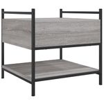 Casa si Gradina - Mobilier - Mese si birouri - Masute de cafea - Masuta de cafea, gri sonoma, 50x50x50 cm, lemn compozit - Infinity.ro