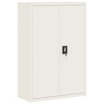 Casa si Gradina - Constructii - Depozitare, transport si protectie - Rafturi, fisete si vestiare - Fiset, alb, 90x40x140 cm, otel - Infinity.ro