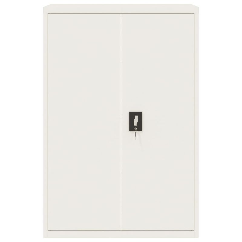 Casa si Gradina - Constructii - Depozitare, transport si protectie - Rafturi, fisete si vestiare - Fiset, alb, 90x40x140 cm, otel - Infinity.ro