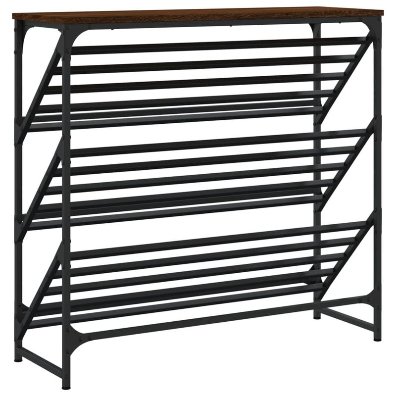 Casa si Gradina - Mobilier - Organizare si depozitare - Organizator incaltaminte - Pantofar, stejar maro, 90x30x85 cm, lemn prelucrat - Infinity.ro
