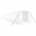 Casa si Gradina - Gradinarit si plante - Sere si solarii - Sera cu cadru din otel, alb, 20 m², 10x2x2 m - Infinity.ro