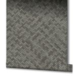 Casa si Gradina - Decoratiuni - Tapet - Noordwand Tapet „Botanica Rattan Wickerwork”, negru si gri - Infinity.ro