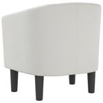 Casa si Gradina - Mobilier - Scaune si fotolii - Fotolii - Fotoliu tip cuva, alb, piele ecologica - Infinity.ro