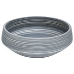 Casa si Gradina - Sanitare - Lavoar baie si accesorii - Lavoare si piedestale - Lavoar de blat, gri închis, rotund, Φ41x14 cm, ceramica - Infinity.ro