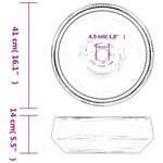 Casa si Gradina - Sanitare - Lavoar baie si accesorii - Lavoare si piedestale - Lavoar de blat, gri închis, rotund, Φ41x14 cm, ceramica - Infinity.ro