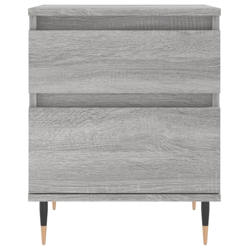 Casa si Gradina - Mobilier - Comode si corpuri - Noptiere - Noptiera, gri sonoma, 40x35x50 cm, lemn compozit - Infinity.ro
