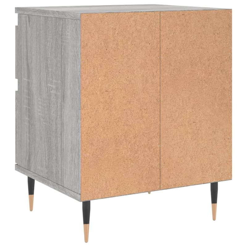 Casa si Gradina - Mobilier - Comode si corpuri - Noptiere - Noptiera, gri sonoma, 40x35x50 cm, lemn compozit - Infinity.ro