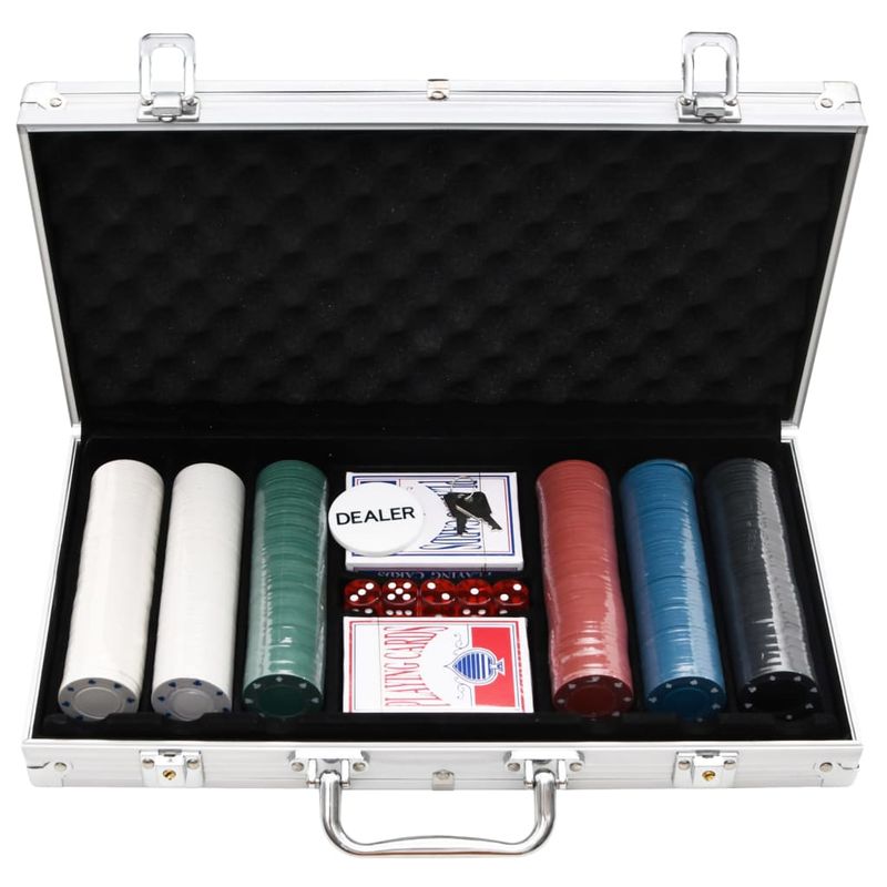 Sport si Outdoor - Alte sporturi - Seturi poker - Set de jetoane de poker 300 buc. 4 g - Infinity.ro