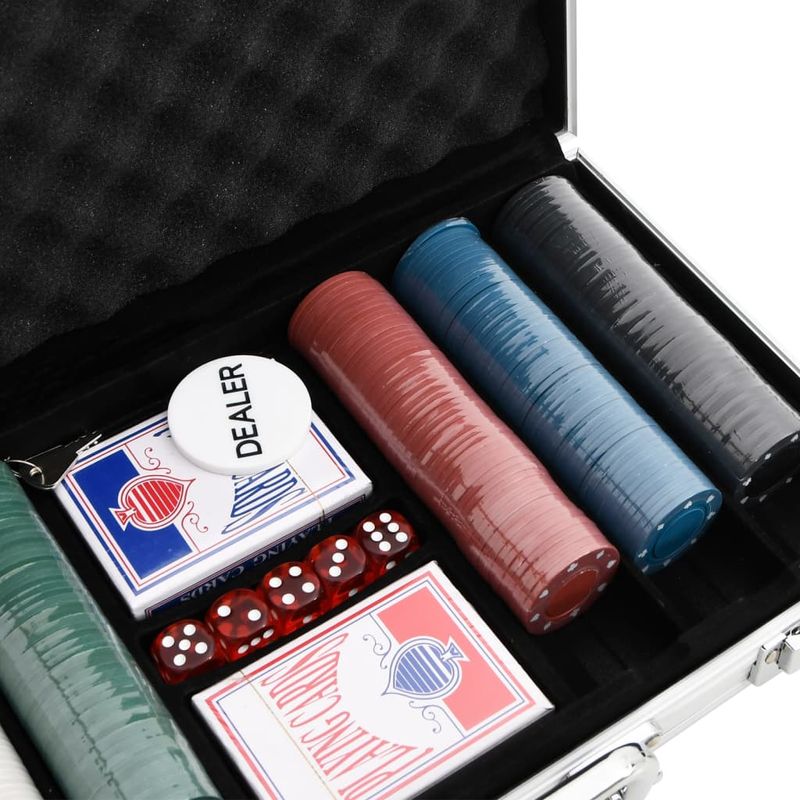 Sport si Outdoor - Alte sporturi - Seturi poker - Set de jetoane de poker 300 buc. 4 g - Infinity.ro