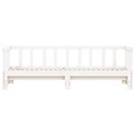 Casa si Gradina - Mobilier - Paturi si accesorii - Paturi - Pat de zi cu extensie, alb, 80x200 cm, lemn masiv de pin - Infinity.ro