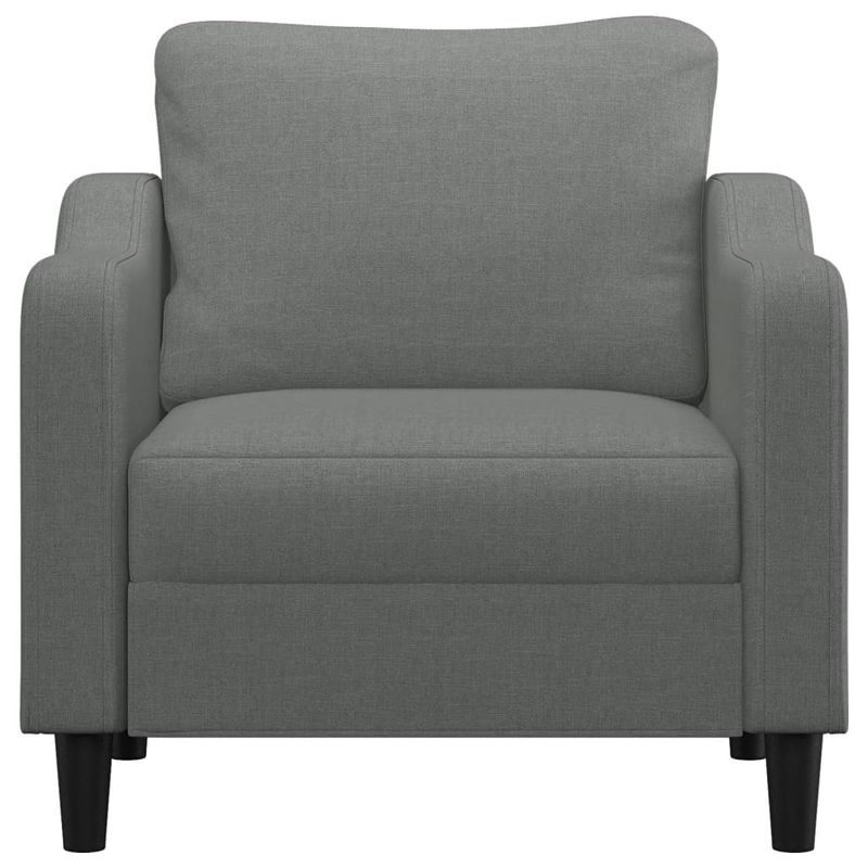 Casa si Gradina - Mobilier - Scaune si fotolii - Fotolii - Fotoliu canapea, gri inchis, 60 cm, material textil - Infinity.ro