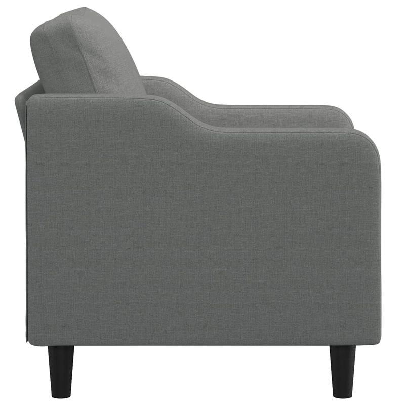 Casa si Gradina - Mobilier - Scaune si fotolii - Fotolii - Fotoliu canapea, gri inchis, 60 cm, material textil - Infinity.ro