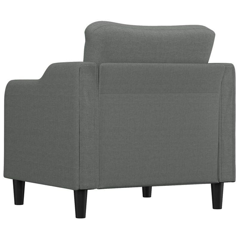 Casa si Gradina - Mobilier - Scaune si fotolii - Fotolii - Fotoliu canapea, gri inchis, 60 cm, material textil - Infinity.ro