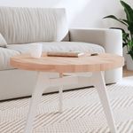 Casa si Gradina - Mobilier - Feronerie si accesorii mobila - Blat de masa rotund, diametru 70x4 cm, lemn masiv de fag, maro deschis - Infinity.ro