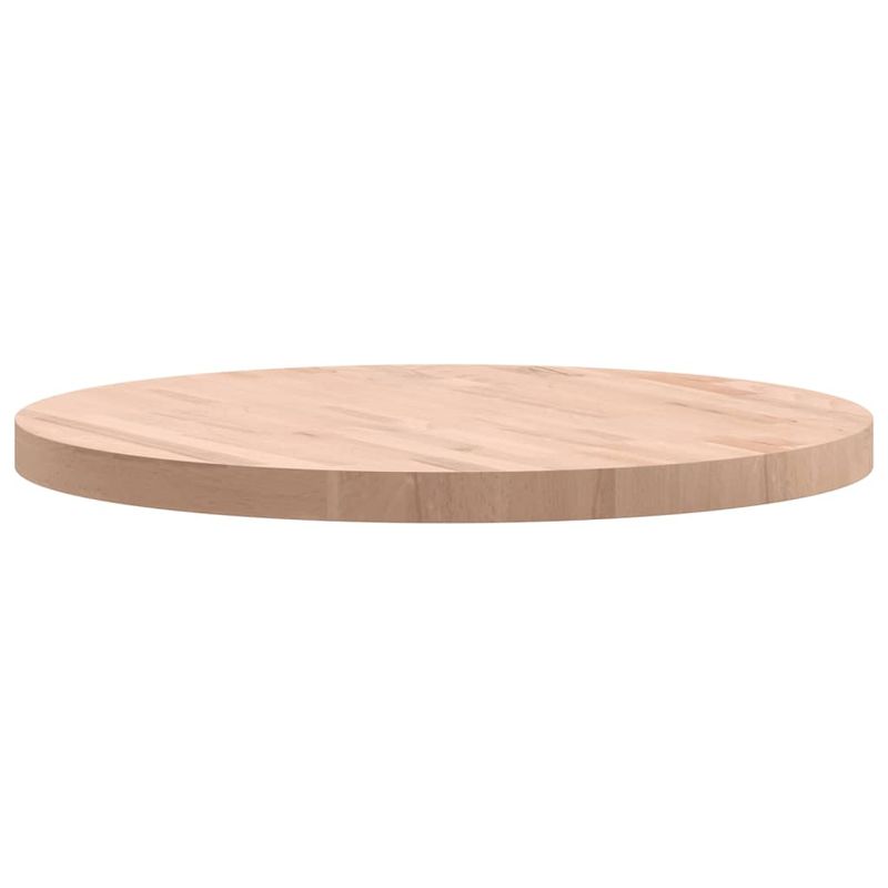 Casa si Gradina - Mobilier - Feronerie si accesorii mobila - Blat de masa rotund, diametru 70x4 cm, lemn masiv de fag, maro deschis - Infinity.ro