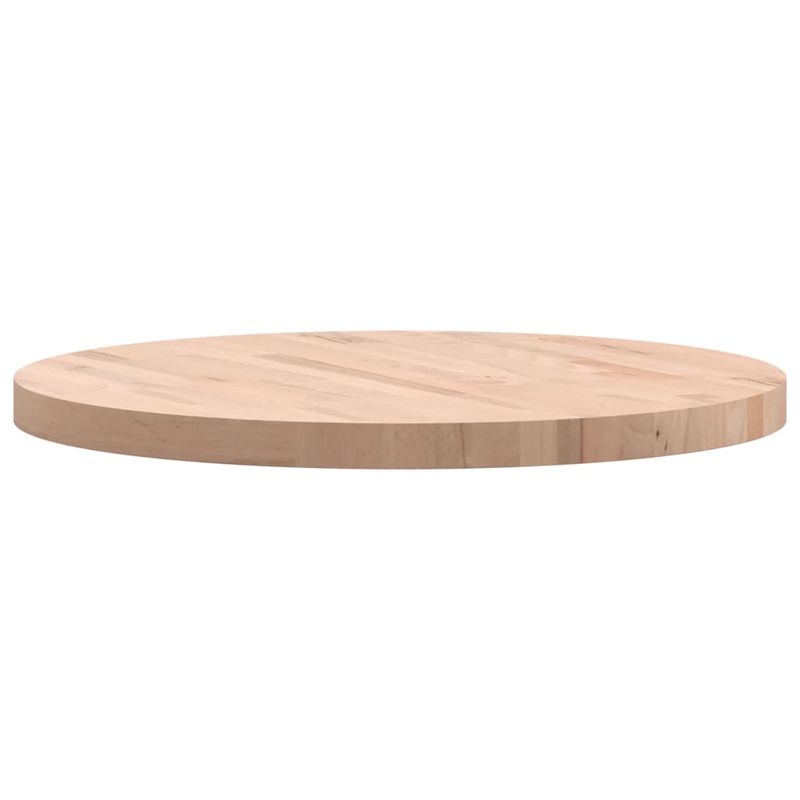 Casa si Gradina - Mobilier - Feronerie si accesorii mobila - Blat de masa rotund, diametru 70x4 cm, lemn masiv de fag, maro deschis - Infinity.ro