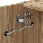 Casa si Gradina - Mobilier - Mobilier baie - Corpuri baie - Dulap cu oglinda de baie cu LED, stejar, 45x13x52 cm - Infinity.ro