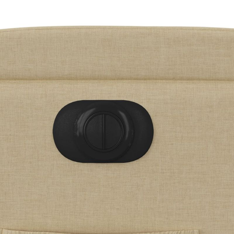 Casa si Gradina - Mobilier - Scaune si fotolii - Fotolii - Fotoliu rabatabil electric, crem, material textil - Infinity.ro