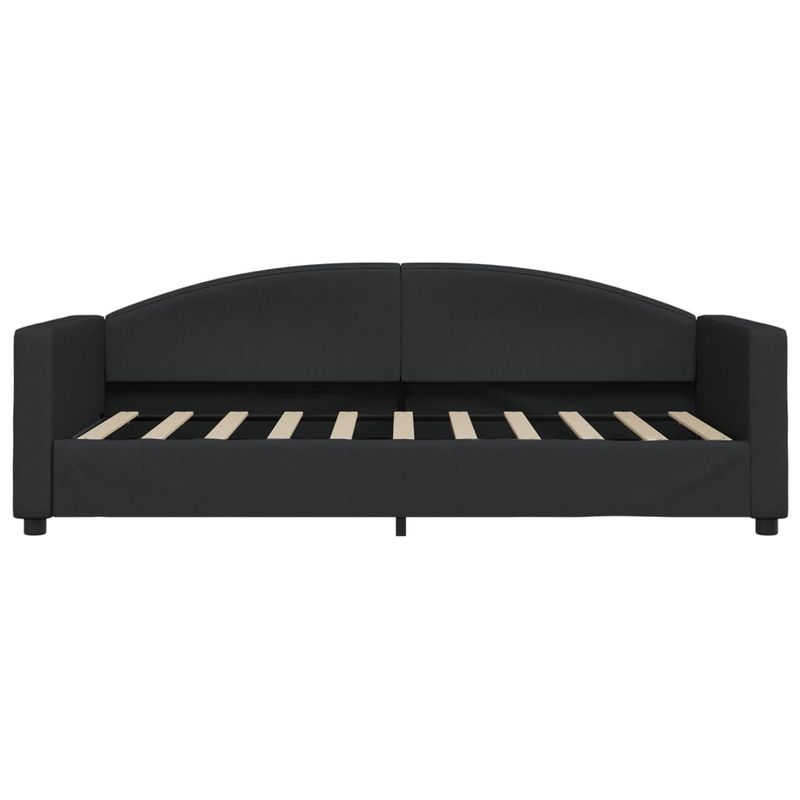 Casa si Gradina - Mobilier - Paturi si accesorii - Paturi - Pat de zi cu saltea, negru, 90x190 cm, textil - Infinity.ro