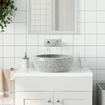 Casa si Gradina - Sanitare - Lavoar baie si accesorii - Lavoare si piedestale - Lavoar de blat, rotund, Φ41x14 cm, ceramica - Infinity.ro