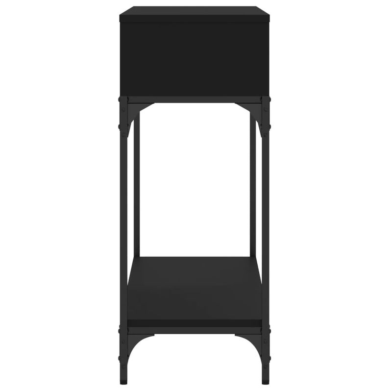 Casa si Gradina - Mobilier - Comode si corpuri - Console - Masuta consola, negru, 100x30,5x75 cm, lemn compozit - Infinity.ro