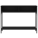 Casa si Gradina - Mobilier - Comode si corpuri - Console - Masuta consola, negru, 100x30,5x75 cm, lemn compozit - Infinity.ro