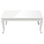 Casa si Gradina - Mobilier - Mese si birouri - Masute de cafea - Masuta de cafea, alb extralucios, 100x50x42 cm, lemn prelucrat - Infinity.ro