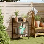 Casa si Gradina - Gradinarit si plante - Plante si ghivece - Ghivece si suporturi - Suport de plante, antracit, 56,5x54,5x100 cm, otel galvanizat - Infinity.ro