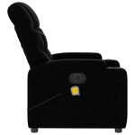Ingrijire personala si Cosmetice - Sanatate si wellness - Articole wellness - Fotolii de masaj - Fotoliu electric de masaj rabatabil, negru, textil - Infinity.ro