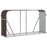 Casa si Gradina - Termice - Sobe, Seminee si accesorii - Accesorii seminee si sobe - Suport pentru busteni, maro, 180x45x100 cm, otel galvanizat - Infinity.ro
