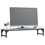 PC, gaming si accesorii - Desktop PC & monitoare - Accesorii monitoare - Suport pentru monitor, gri sonoma, 85x23x15,5 cm, lemn compozit - Infinity.ro