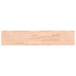 Casa si Gradina - Mobilier - Biblioteci si rafturi - Rafturi - Raft de perete, 100x20x4 cm, lemn masiv de fag, natural - Infinity.ro