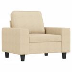 Casa si Gradina - Mobilier - Seturi de mobilier - Seturi living - Set de canapele, 3 piese, crem, material - Infinity.ro