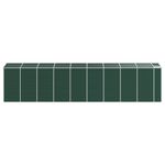 Casa si Gradina - Gradina si terasa - Casute de gradina - Sopron de gradina, verde, 191x810x198 cm, otel zincat - Infinity.ro