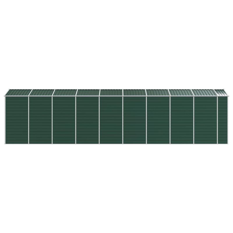 Casa si Gradina - Gradina si terasa - Casute de gradina - Sopron de gradina, verde, 191x810x198 cm, otel zincat - Infinity.ro