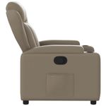 Casa si Gradina - Mobilier - Scaune si fotolii - Fotolii - Fotoliu rabatabil, cappuccino, piele ecologica - Infinity.ro