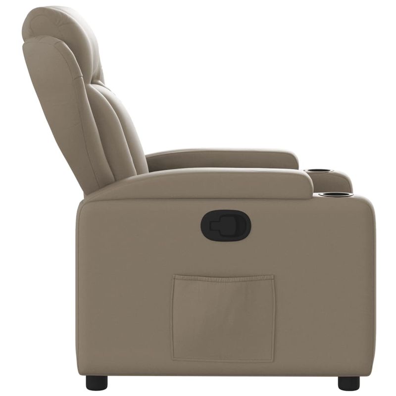 Casa si Gradina - Mobilier - Scaune si fotolii - Fotolii - Fotoliu rabatabil, cappuccino, piele ecologica - Infinity.ro