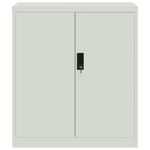 Casa si Gradina - Constructii - Depozitare, transport si protectie - Rafturi, fisete si vestiare - Fiset, gri deschis, 79x40x90 cm, otel - Infinity.ro