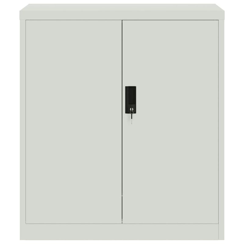 Casa si Gradina - Constructii - Depozitare, transport si protectie - Rafturi, fisete si vestiare - Fiset, gri deschis, 79x40x90 cm, otel - Infinity.ro