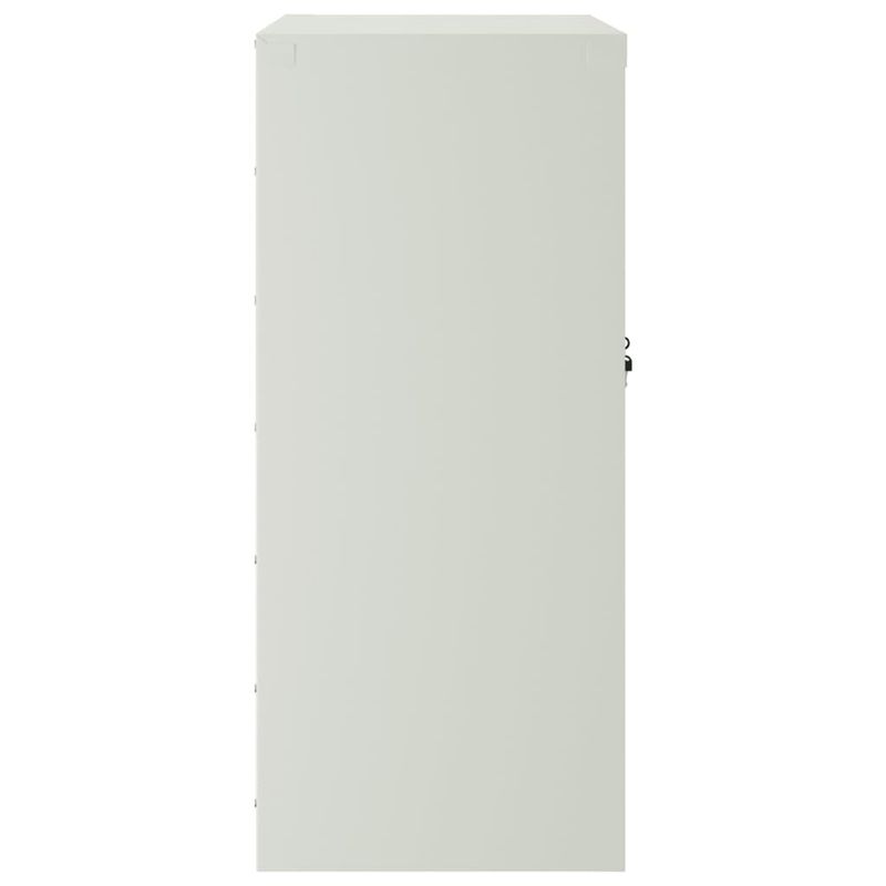 Casa si Gradina - Constructii - Depozitare, transport si protectie - Rafturi, fisete si vestiare - Fiset, gri deschis, 79x40x90 cm, otel - Infinity.ro