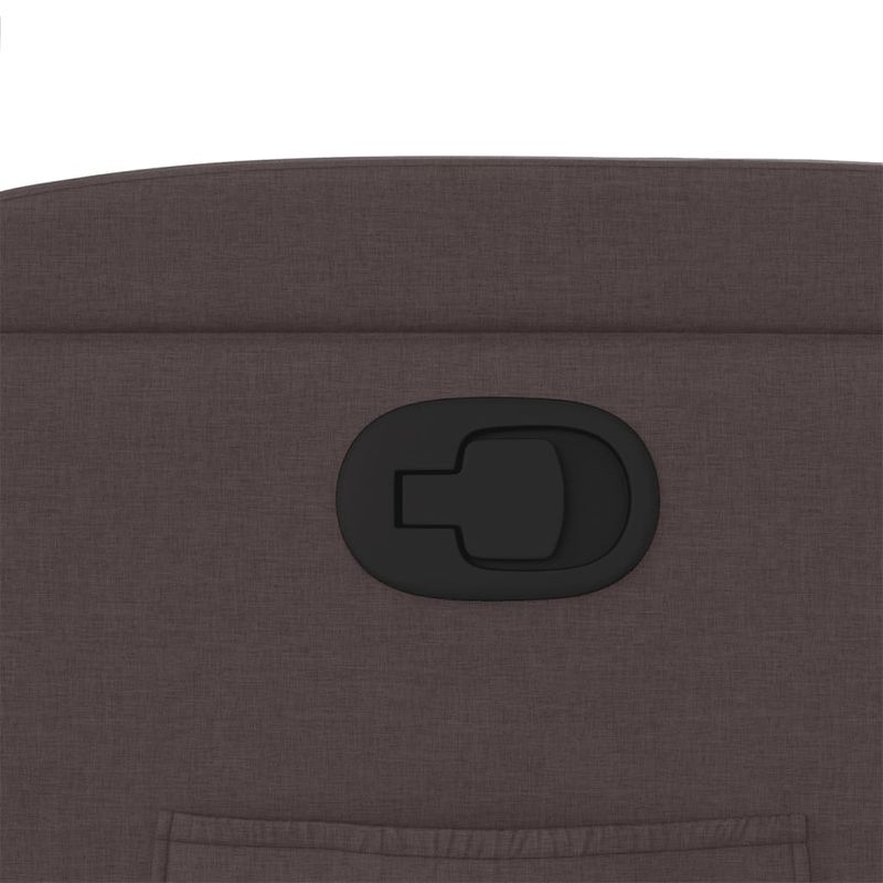 Casa si Gradina - Mobilier - Scaune si fotolii - Fotolii - Fotoliu rabatabil, maro inchis, material textil - Infinity.ro