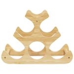 Casa si Gradina - Bucatarie si vesela - Accesorii bar - Carafe si decantoare - Raft de vin, pentru 6 sticle, 35x18x25,5 cm, bambus - Infinity.ro