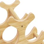 Casa si Gradina - Bucatarie si vesela - Accesorii bar - Carafe si decantoare - Raft de vin, pentru 6 sticle, 35x18x25,5 cm, bambus - Infinity.ro