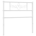 Casa si Gradina - Mobilier - Paturi si accesorii - Accesorii paturi - Tablie de pat metalica, alb, 107 cm - Infinity.ro