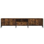 Casa si Gradina - Mobilier - Comode si corpuri - Comode - Comoda TV cu sertar, stejar fumuriu 200x25x44 cm lemn prelucrat - Infinity.ro