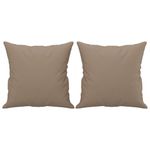 Casa si Gradina - Mobilier - Canapele si coltare - Canapele - Canapea cu 2 locuri cu pernute, cappuccino, 140 cm, piele eco. - Infinity.ro
