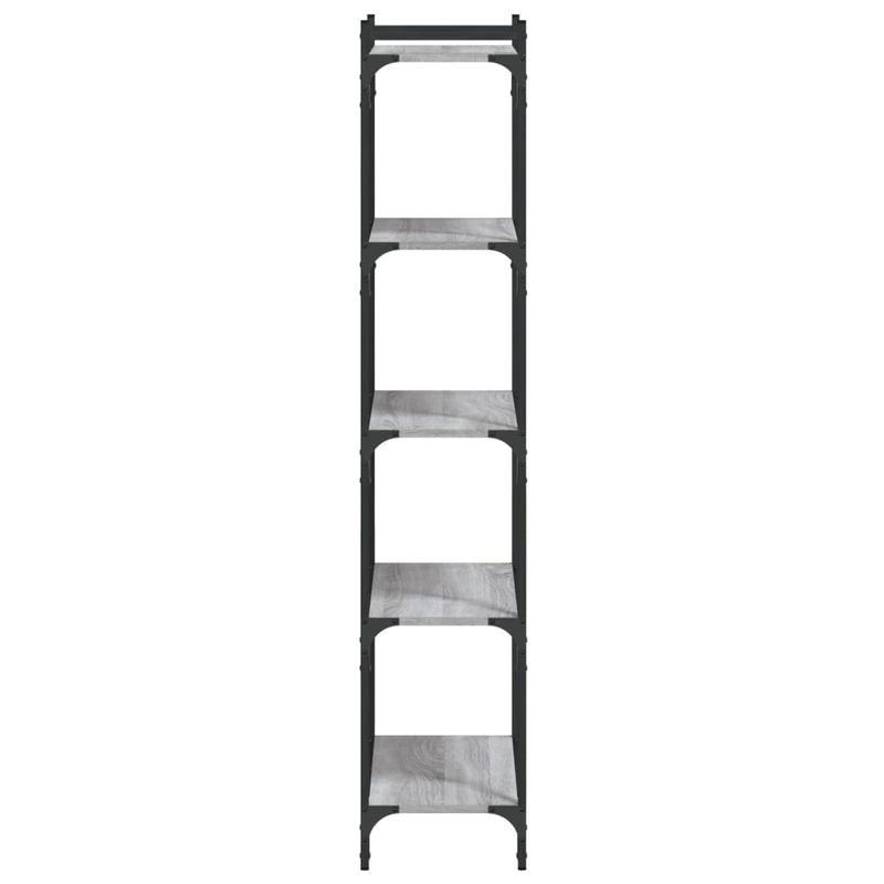 Casa si Gradina - Mobilier - Biblioteci si rafturi - Biblioteci - Biblioteca cu 5 niveluri gri sonoma 60x30x154 cm lemn prelucrat - Infinity.ro