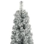 Casa si Gradina - Decoratiuni - Decoratiuni de sezon - Brad de Craciun subtire cu suport si zapada, 270 cm, PVC - Infinity.ro